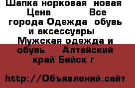 Шапка норковая, новая › Цена ­ 5 000 - Все города Одежда, обувь и аксессуары » Мужская одежда и обувь   . Алтайский край,Бийск г.
